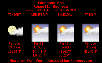 Local Forecast By HamWeather